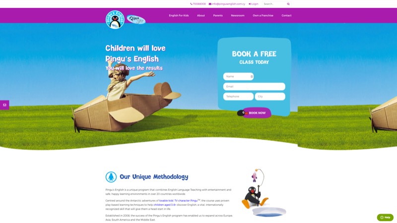 Pingu's English home page